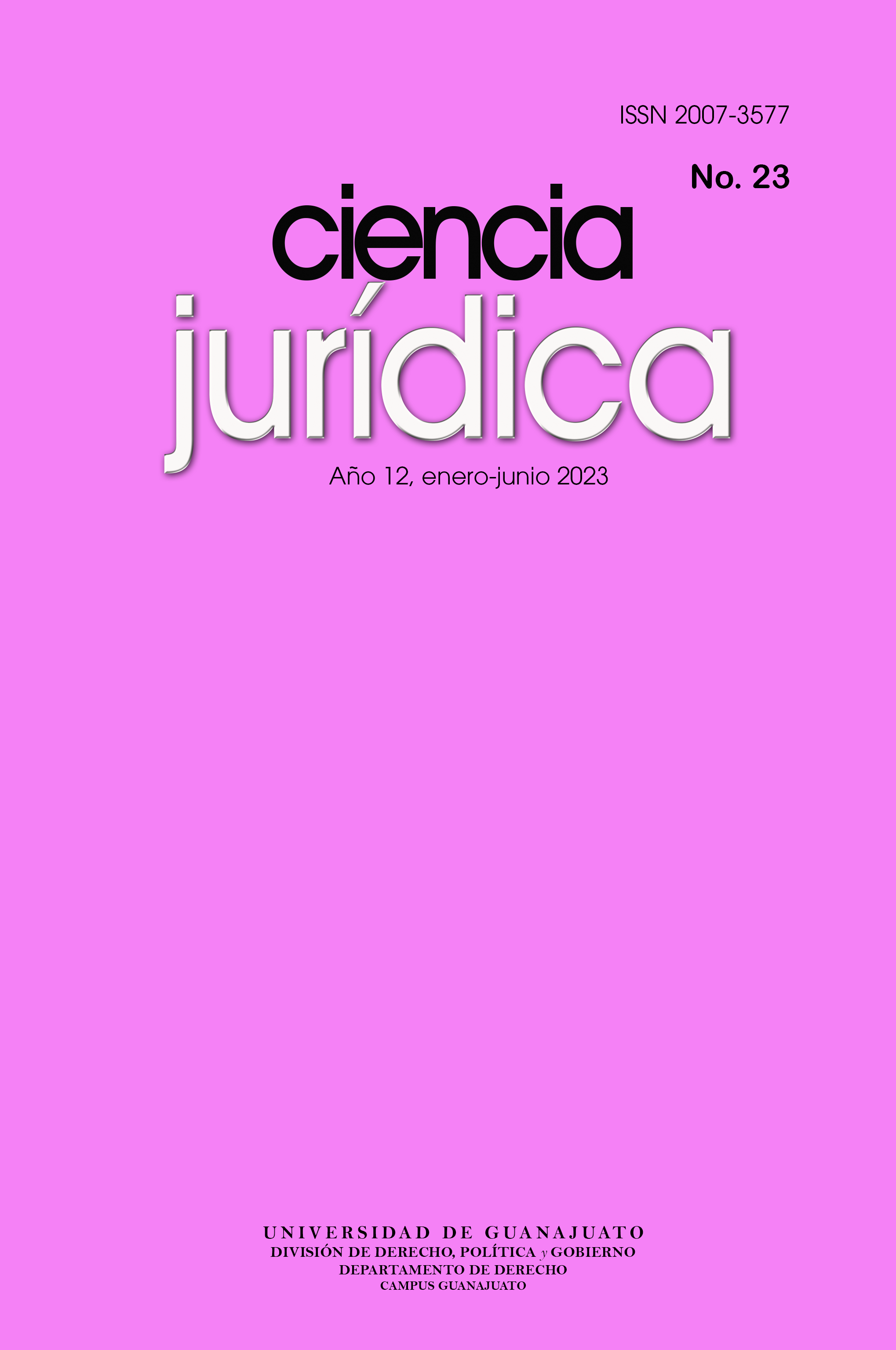 					Afficher Vol. 12 No 23 (2023): enero-junio 2023
				